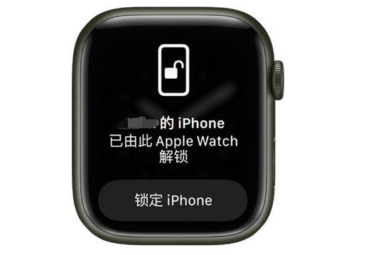 新市苹果手机维修分享用 AppleWatch 解锁配备面容 ID 的 iPhone方法 