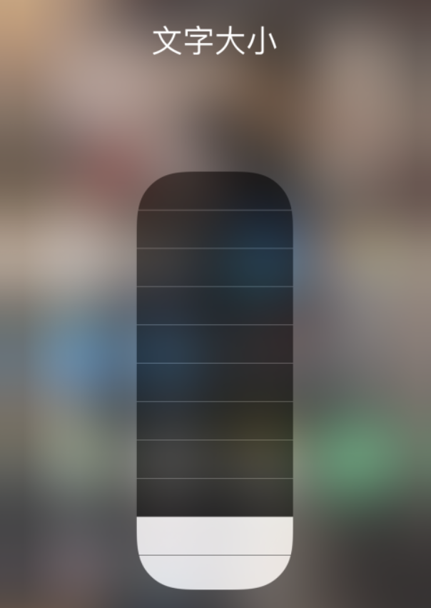 新市苹果手机维修分享小技巧：在 iPhone 控制中心快速调节字体大小 